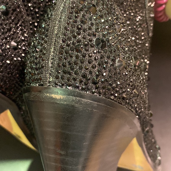 New Jessica Simpson Rhinestone Black Booties - Picture 4 of 4